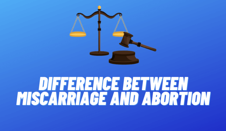 difference between miscarriage and abortion